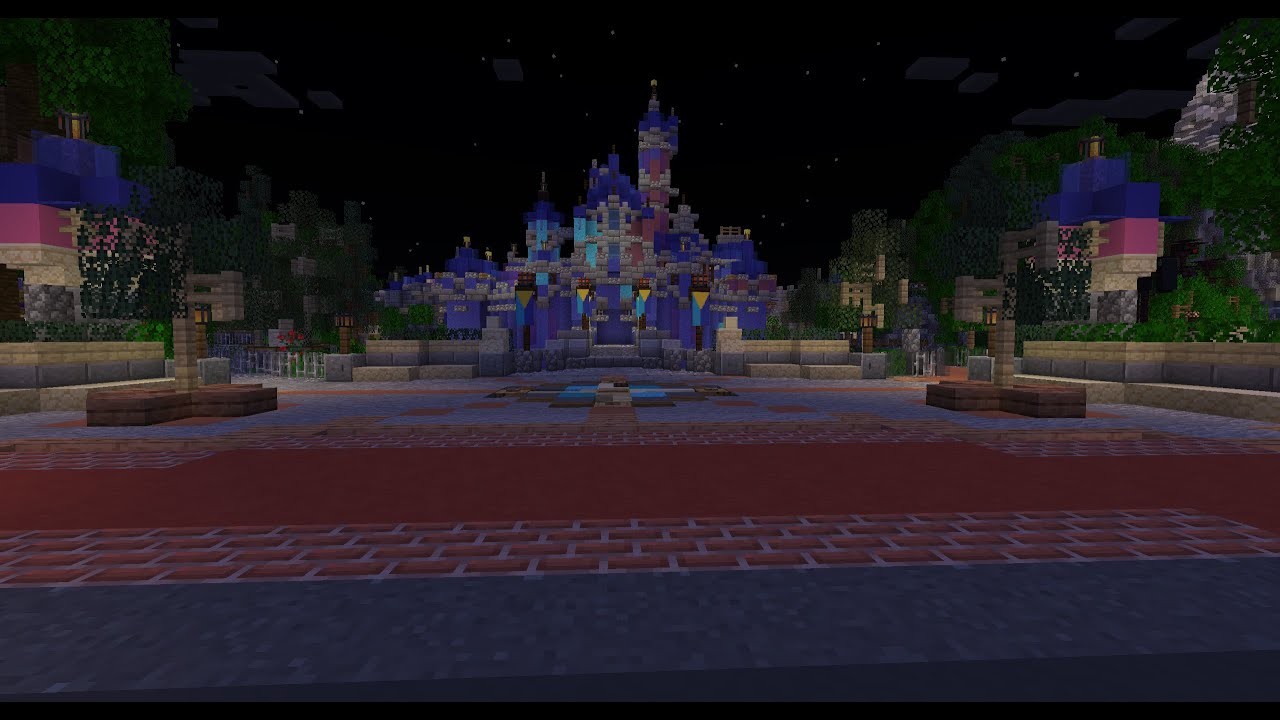 Minecraft Disneyland All Rides Speedrun (No Warping) | MCParks