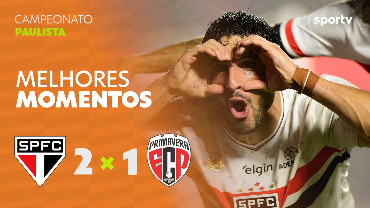 SÃO PAULO 2 X 1 PRIMAVERA | MELHORES MOMENTOS | 7ª RODADA | CAMPEONATO PAULISTA | ge.globo