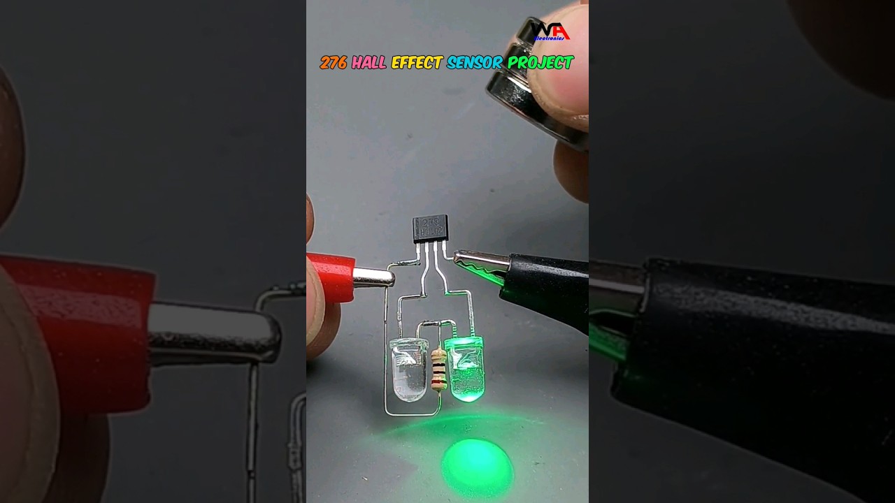 276 Hall Effect Sensor Project #diyelectronics #electronicsprojects #halleffectsensor