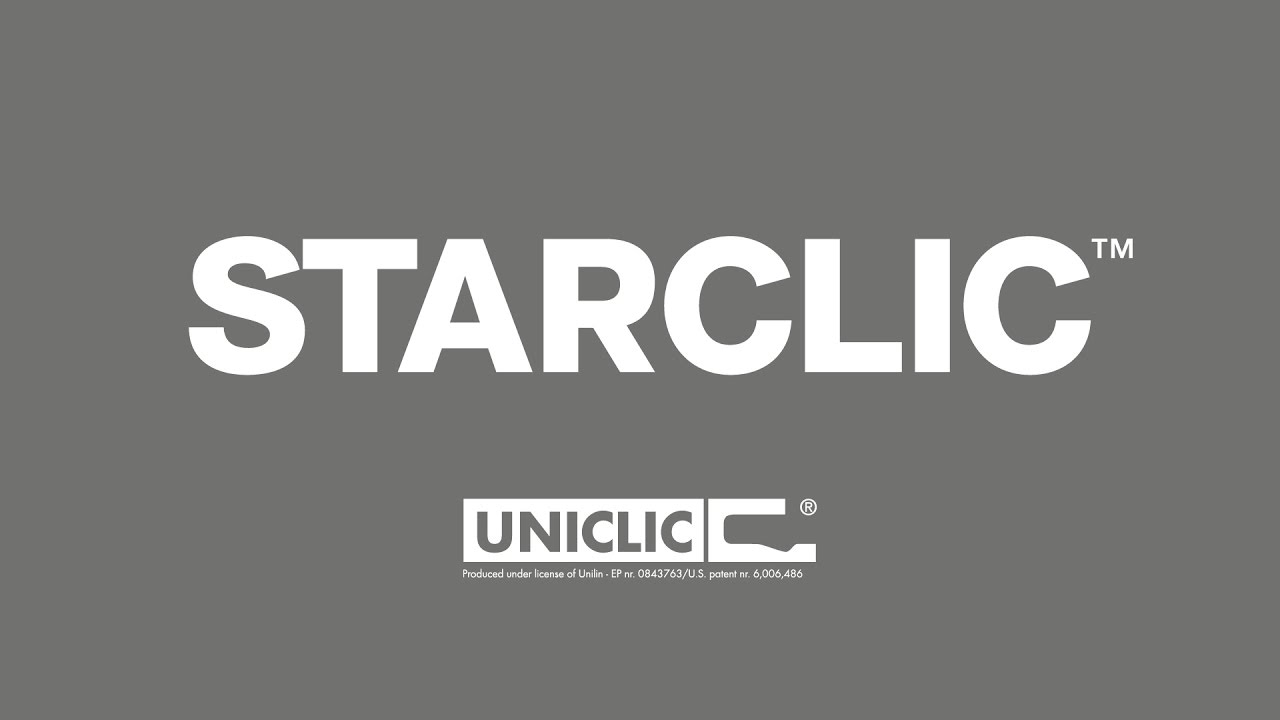 How to Install STARCLIC Uniclic Luxury Vinyl Floor