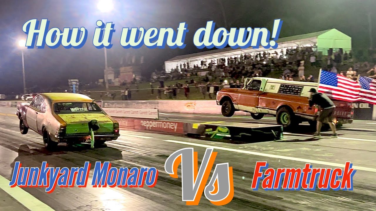 Farmtruck vs Junkyard Monaro