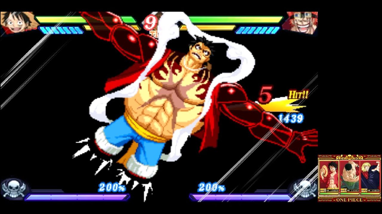 Luffy | Moveset showcase | One Piece: Great Pirate Colosseum [3DS]