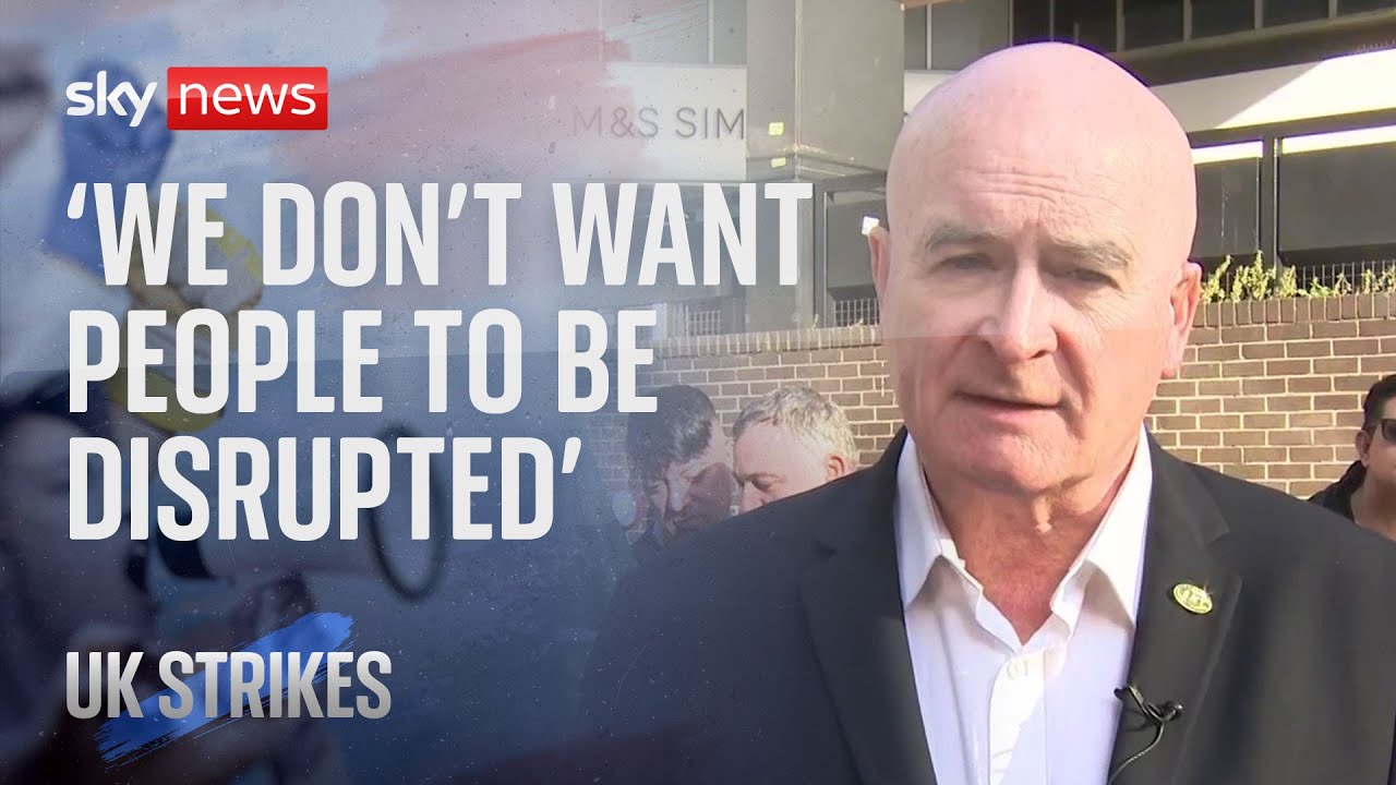 'Our dispute is resonating with not only our members, but the public' - RMT's Mick Lynch