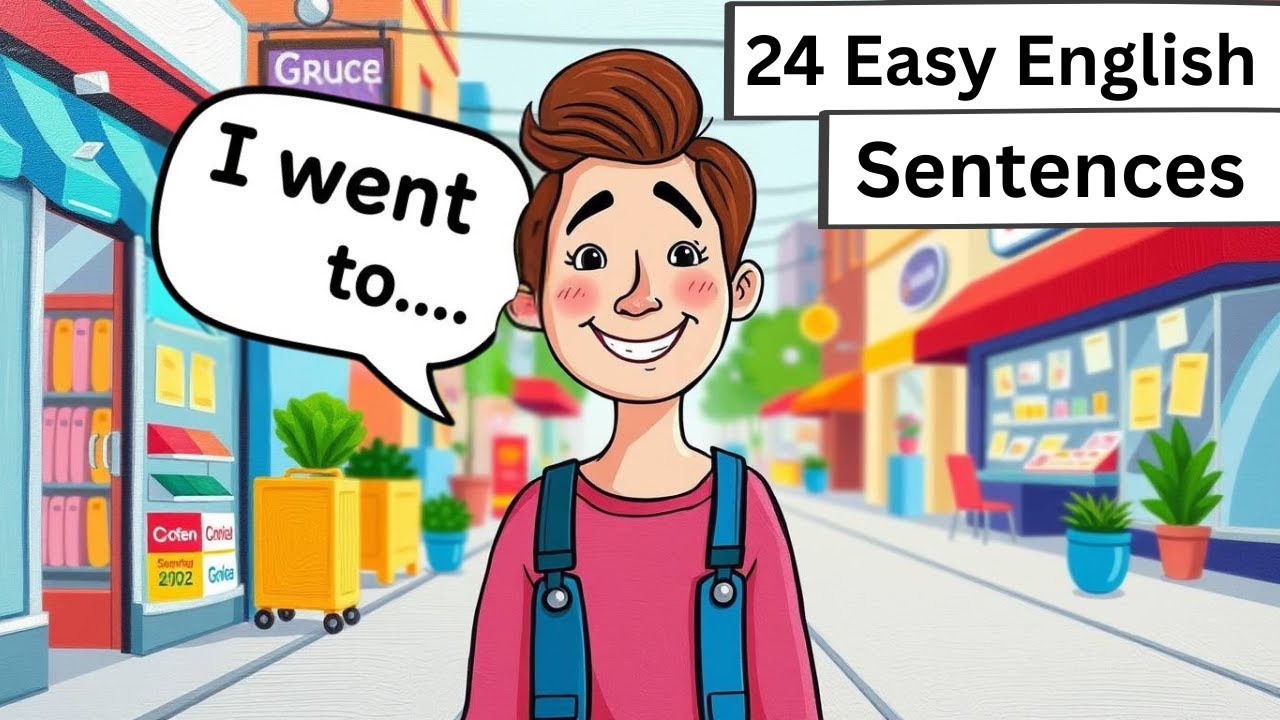 Learn 24 Easy Sentences with 'I Went To' | Speak English with Confidence!