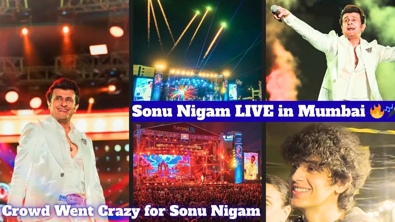 Sonu Nigam Live Concert 2025 Mumbai | Bollywood Hits, Crowd Madness & Emotional Moments at BKC 