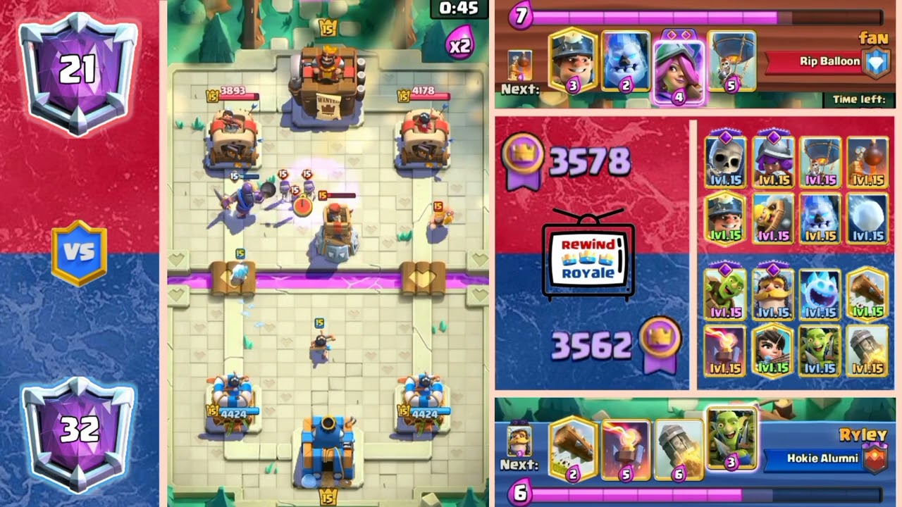 LOG BAIT VS MINERLOON CYCLE #clashroyale