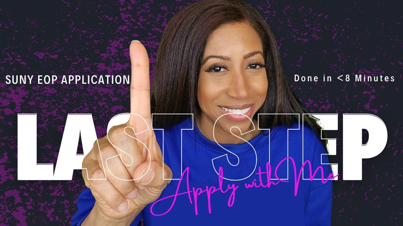 SUNY EOP Financial Form- Last Step to Getting Accepted