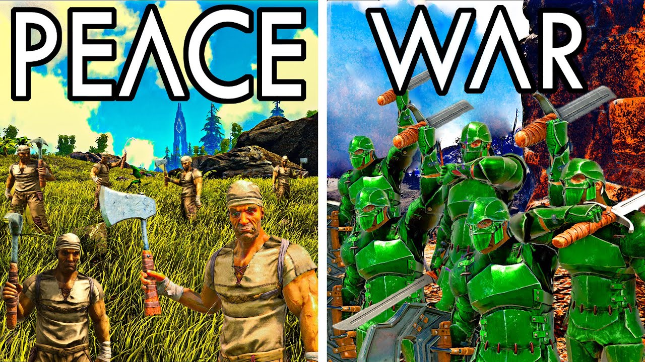 100 Players Simulate Civilization In ARK!