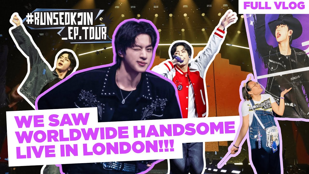 WE WENT TO BTS JIN's Concert in LONDON!! | #RUNSEOKJIN EP TOUR DAY 2 - O2 LONDON | FULL CONCERT VLOG