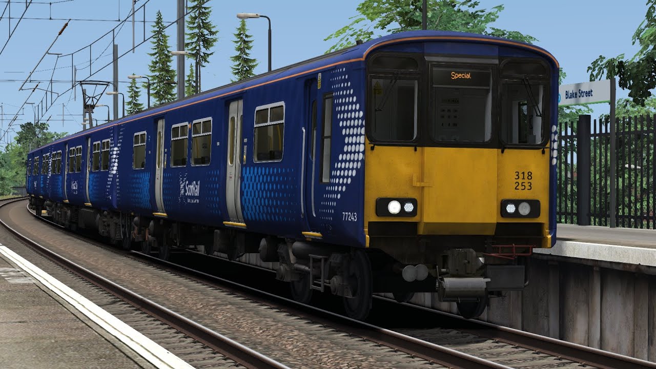 Train Simulator Classic | Class 318 Scotrail Saltire 318253 | Birmingham Cross City | Gaming | HD