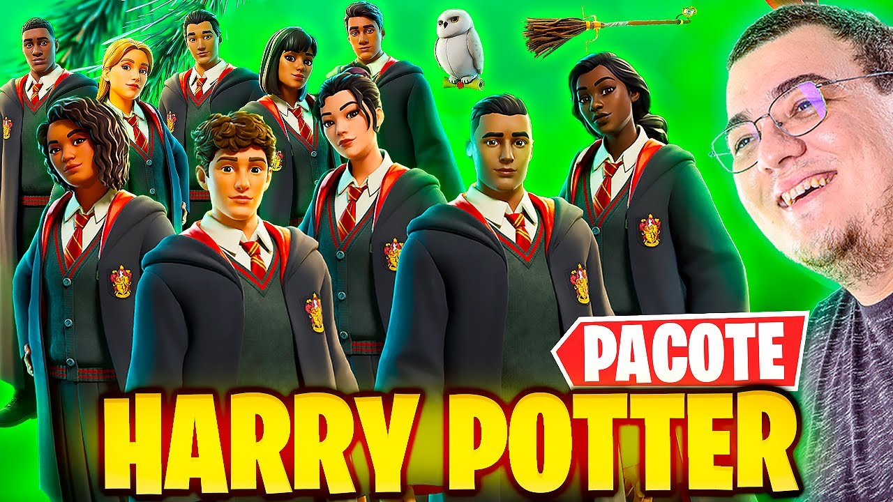 SUPER VÍDEO! HARRY POTTER CHEGOU NO FORTNITE 😱🔥 DELOREAN E MUITO MAIS!