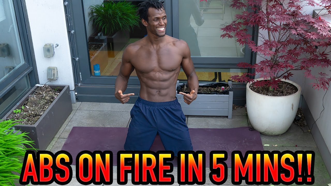 QUICK 5 MINUTE SIX PACK ABS Workout | ABS WORKOUT AT HOME NO EQUIPMENT