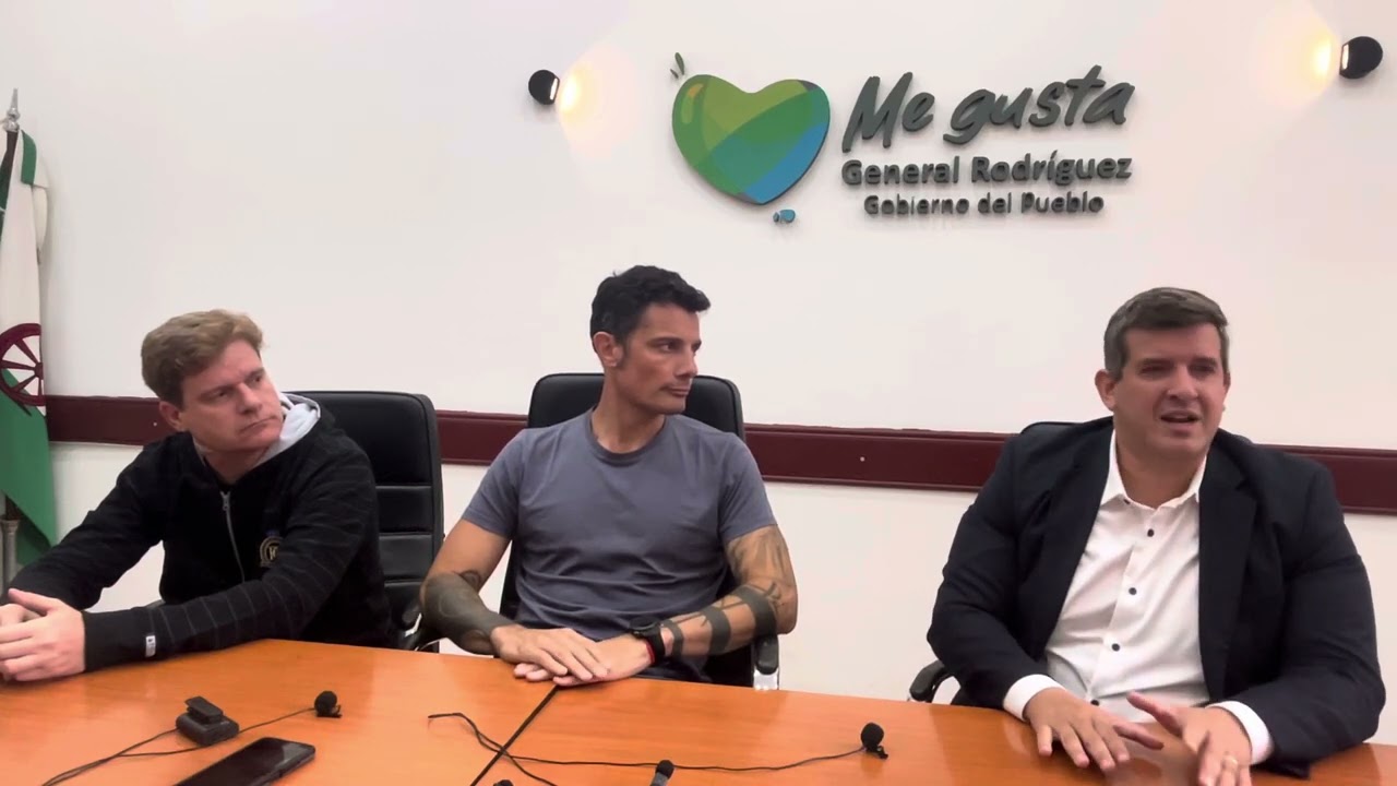 Conferencia del Sr int. Mauro Garcia junto al Sec. Nicolás Rapazzo y el Coordinador Sebastián Codini