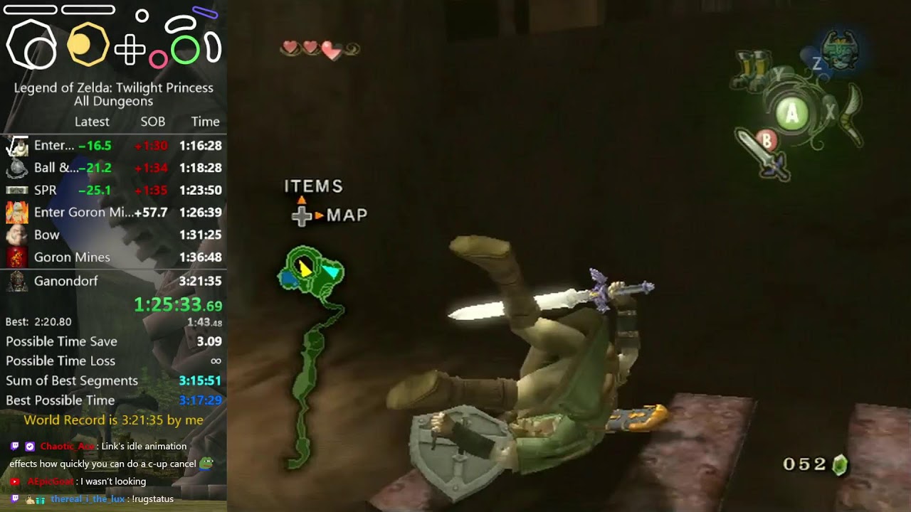 Twilight Princess All Dungeons speedrun