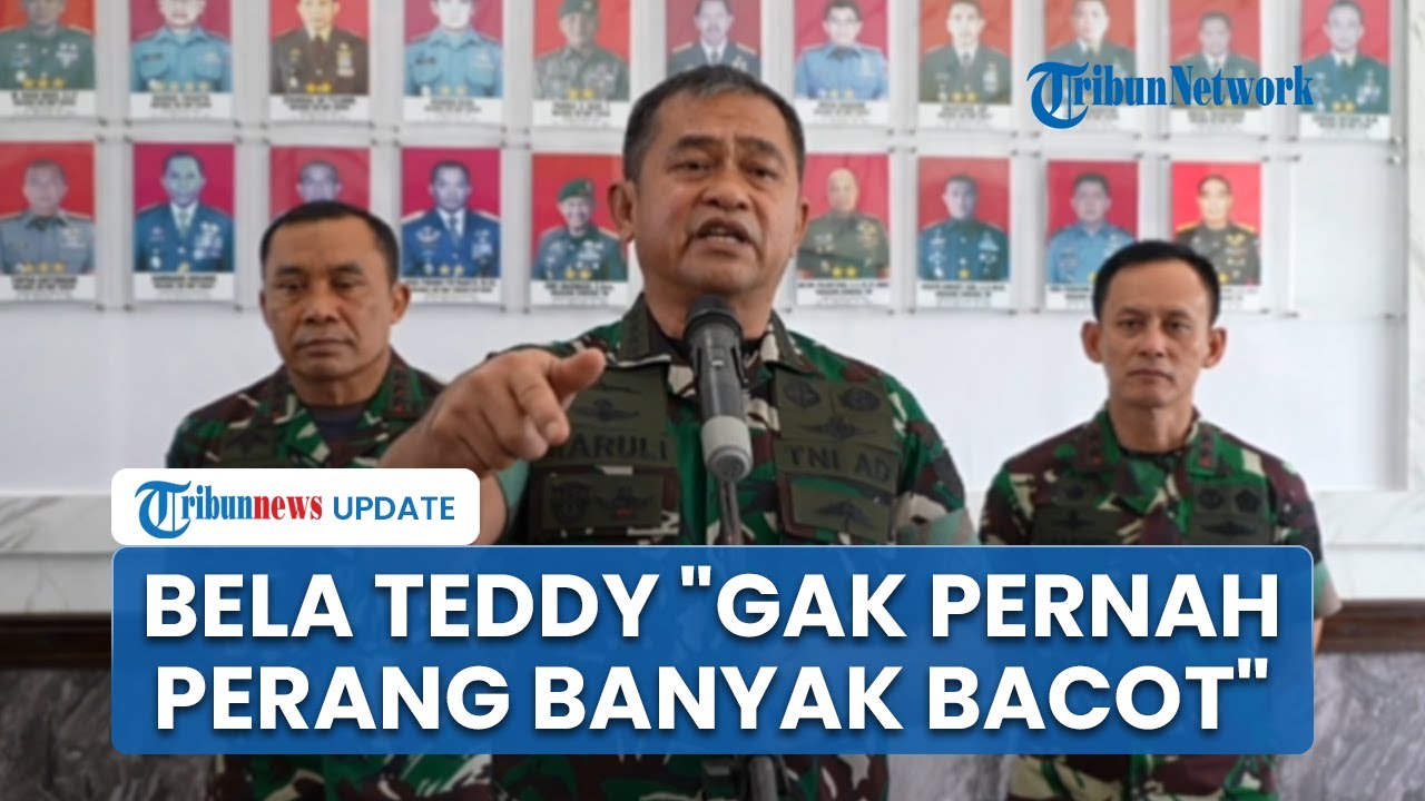 KSAD Geram Kenaikan Pangkat Mayor Teddy Diintervensi: Yang Gak Pernah Perang Biasanya Banyak Bacot
