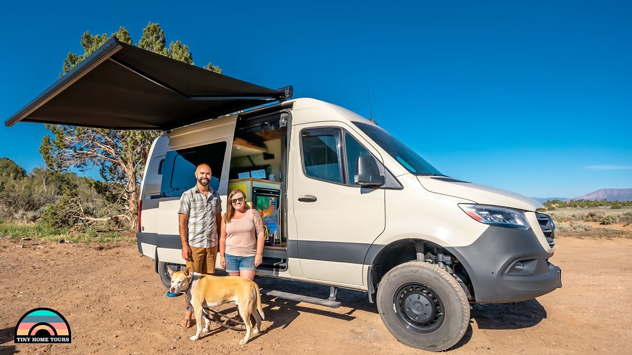 4x4 DIY 2020 Mercedes Sprinter Van Built for Off-Roading