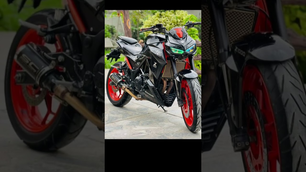 kawasaki Z1000 #bikerworld #10m #viralvideo