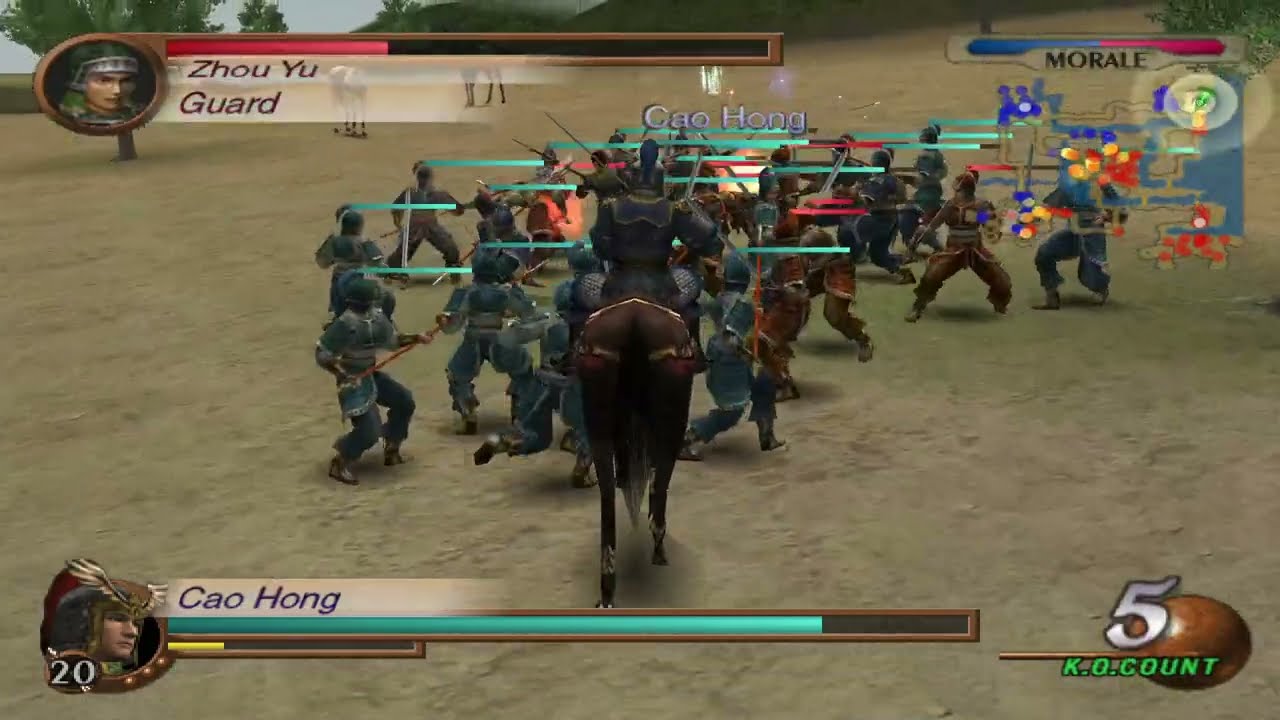 Dynasty Warriors 3 - Generic Officer Cao Hong Musou | Part 6