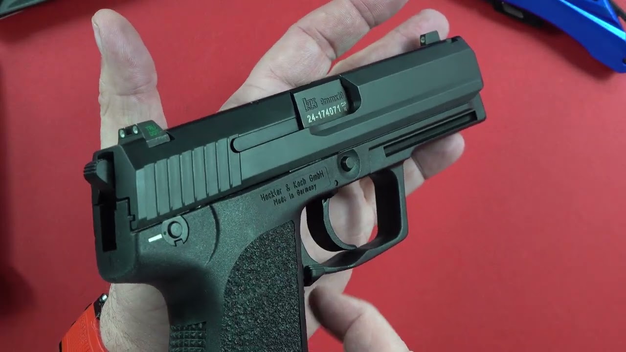 HK USP9 9mm pistol overview