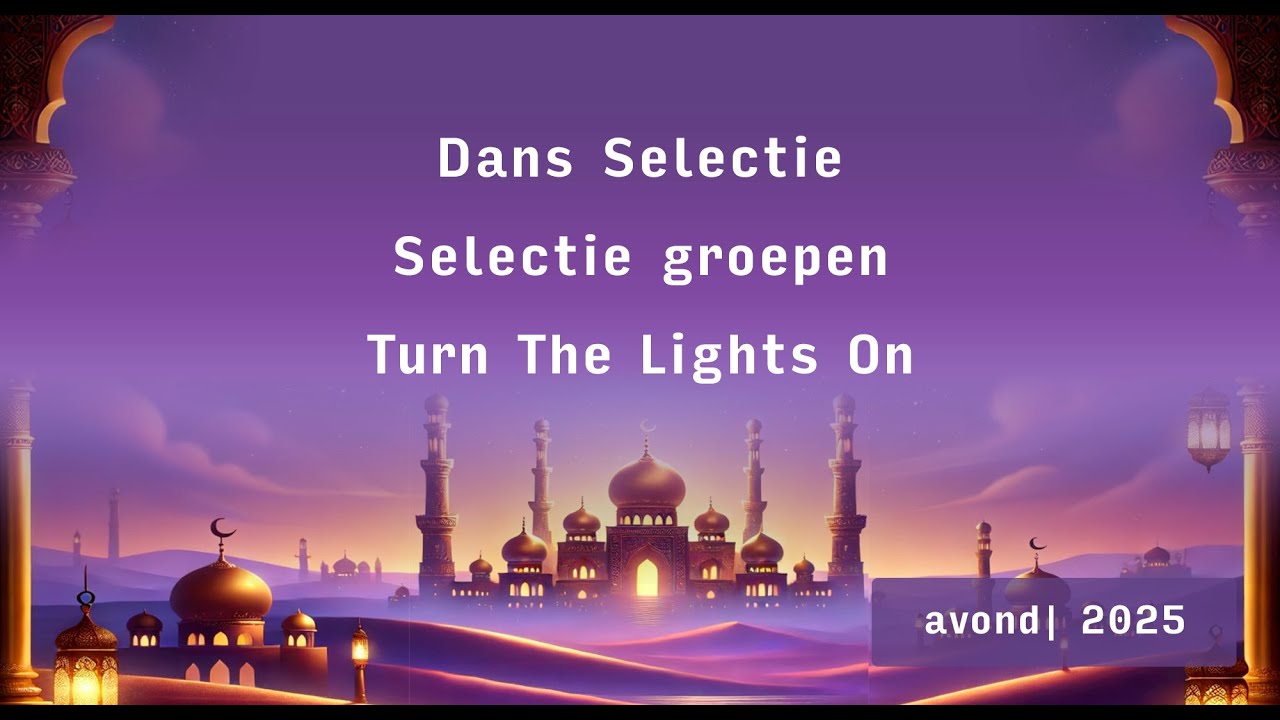 1001 Nacht 2025 Avond uitvoering  13   Dans Selectie groepen