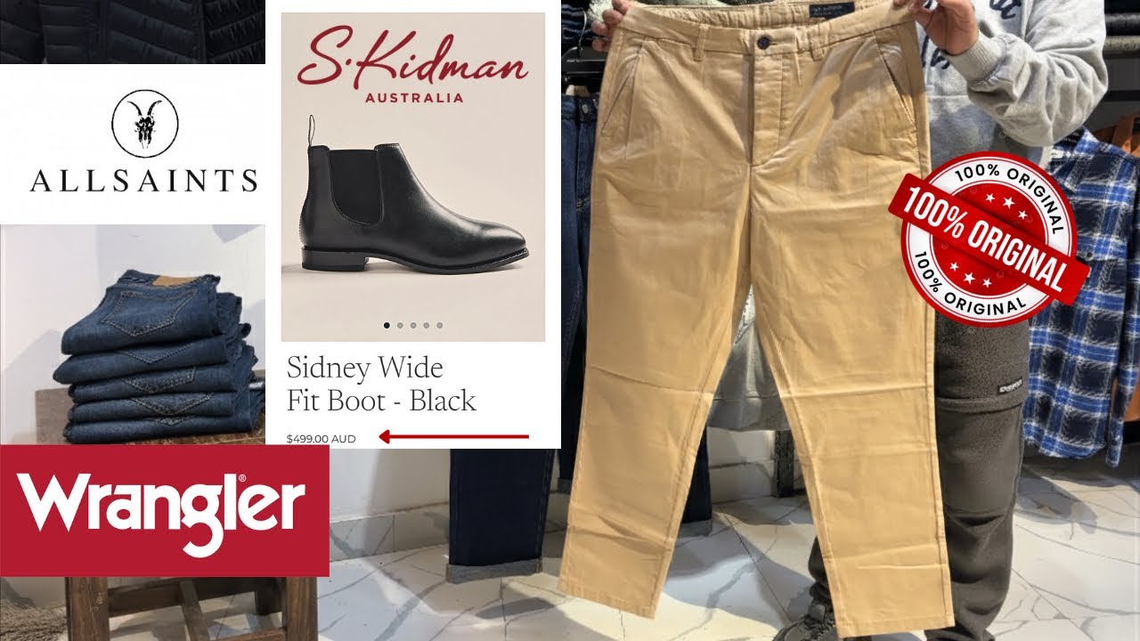CLOTHING & SHOES 🔥 All International Original Brands European Surplus Stock