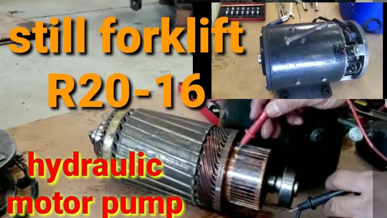 still forklift R20-16 hydraulic motor repair and service