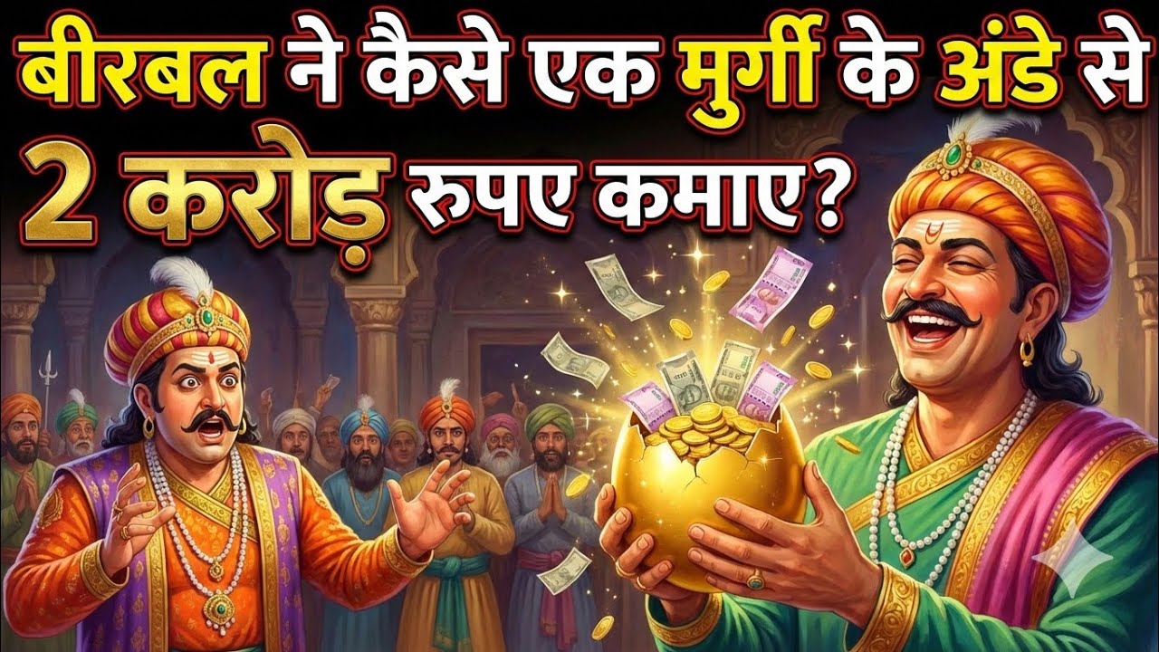  1 अंडे की कीमत 2 करोड़! 🤯 बीरबल की सबसे बड़ी चाल | New Hindi Story l Akbar Birbal kahani 