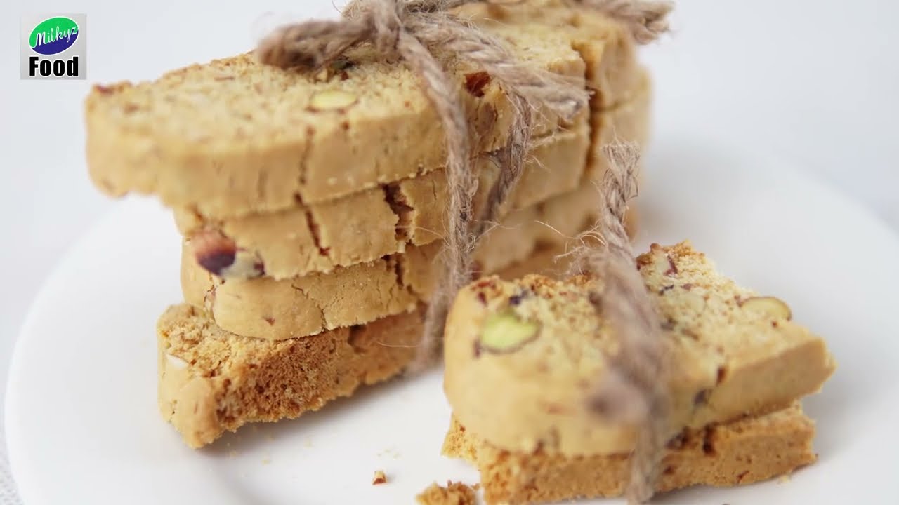 Almond And Pistachio Biscotti Recipe l Official Video
