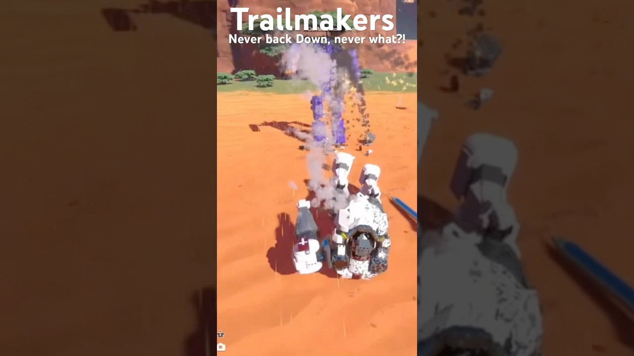Trailmakers - this guy was SUPER strong!#trailmakers #mech #fight #funny #memes #walker #legs