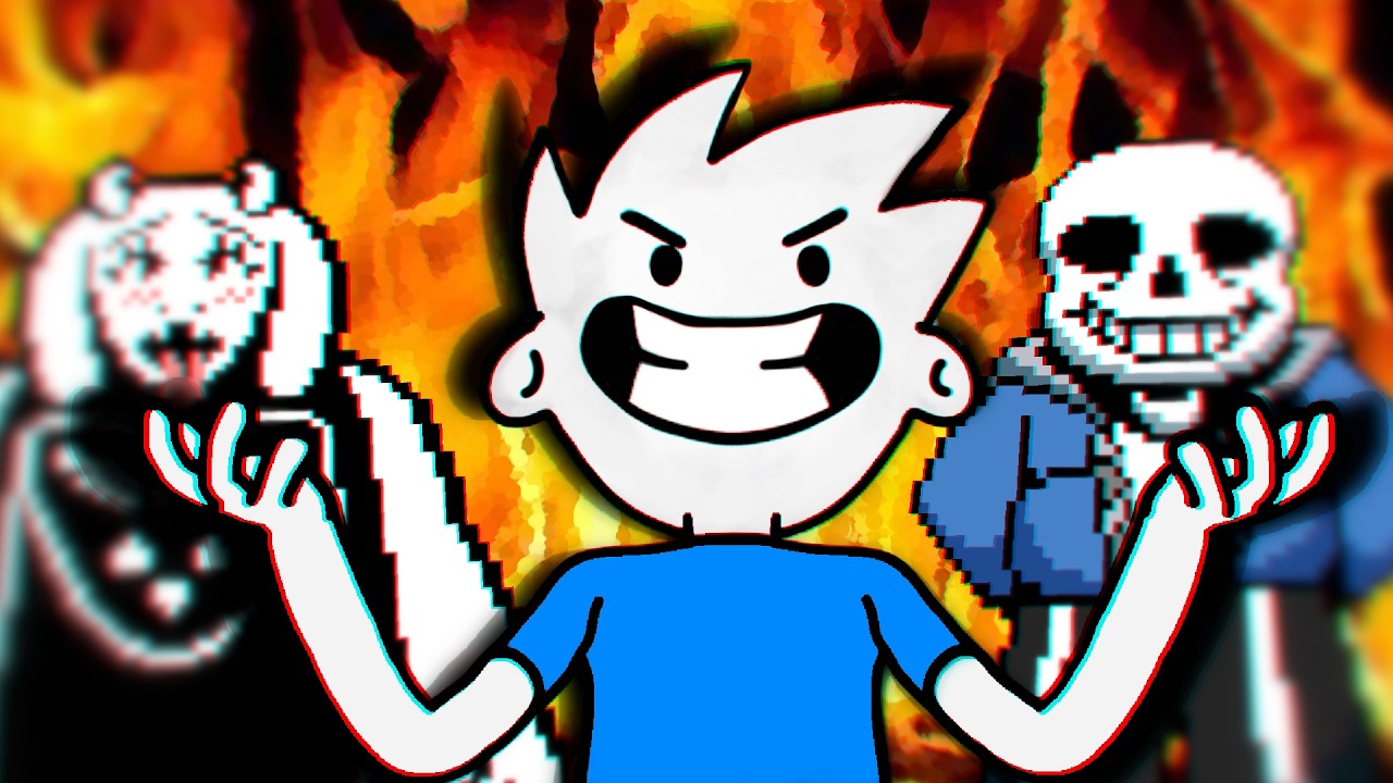 Juego UNDERTALE Pero la Ruta DEGENERADA
