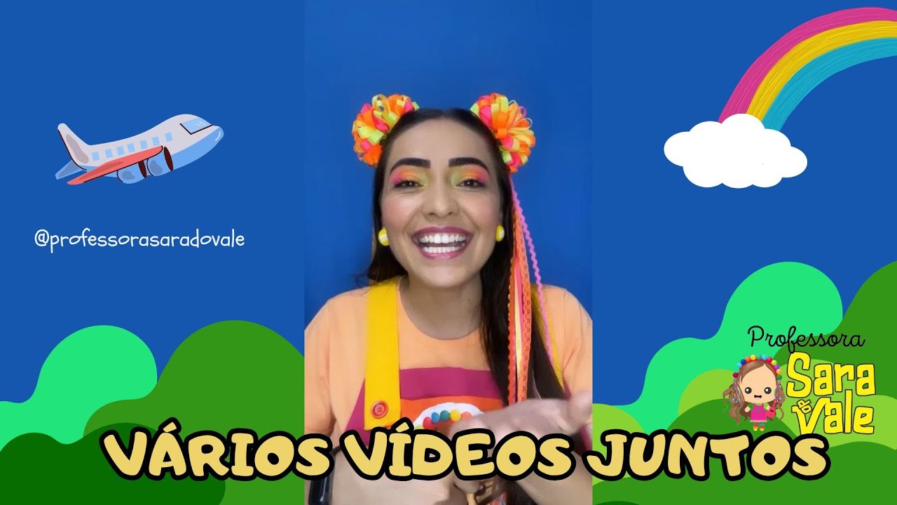 Muitos vídeos juntos. Prof Sara do Vale