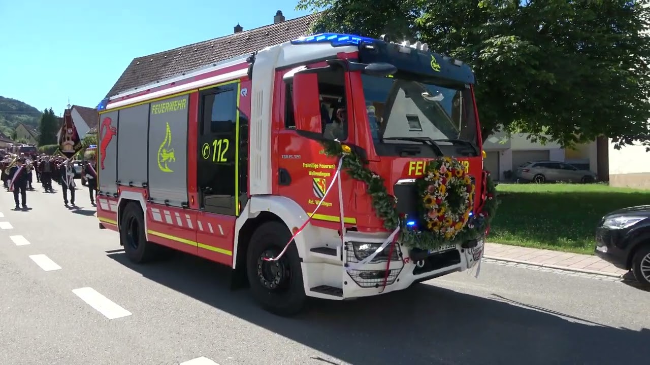 Fahrzeugweihe Feuerwehr Wellendingen Abtlg- Wilflingen am Sonntag, 03.07.2022 MAN FL10