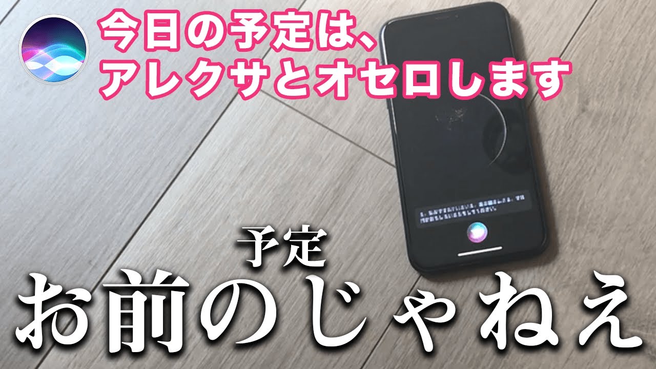 Siriに「今日の予定は？」と聞いたらSiriの予定を話してくるだけど俺の予定教えてくれww
