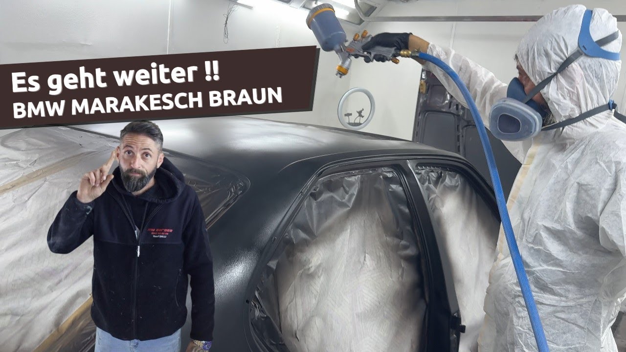 BMW E34 NEU geboren! 💎 Komplettlackierung in Marakesch Braun