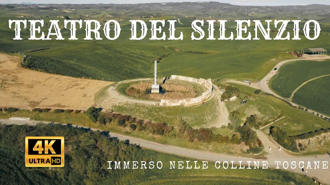 Il TEATRO del SILENZIO DRONE 4K | MUSICA&NATURA in TOSCANA