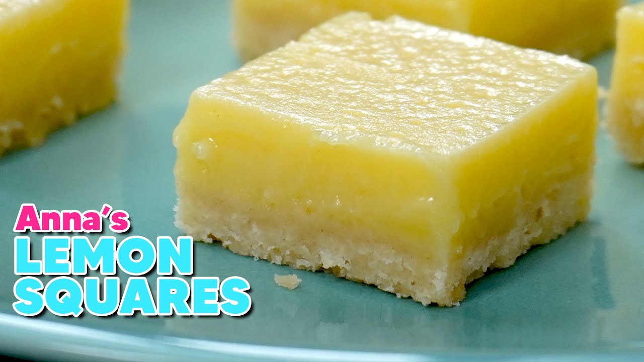 Let's Bake Lemon Squares for a Family Celebration! | Anna's Occasions