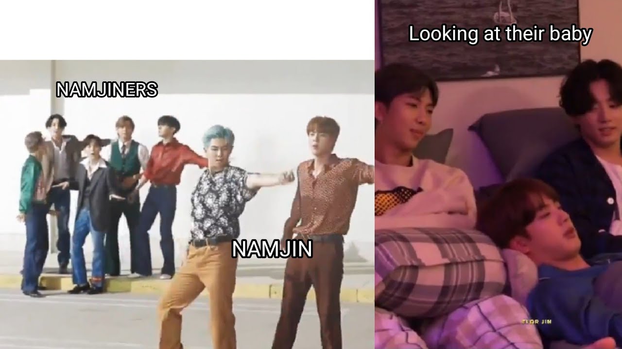 Namjin moments in BTS memories 2020