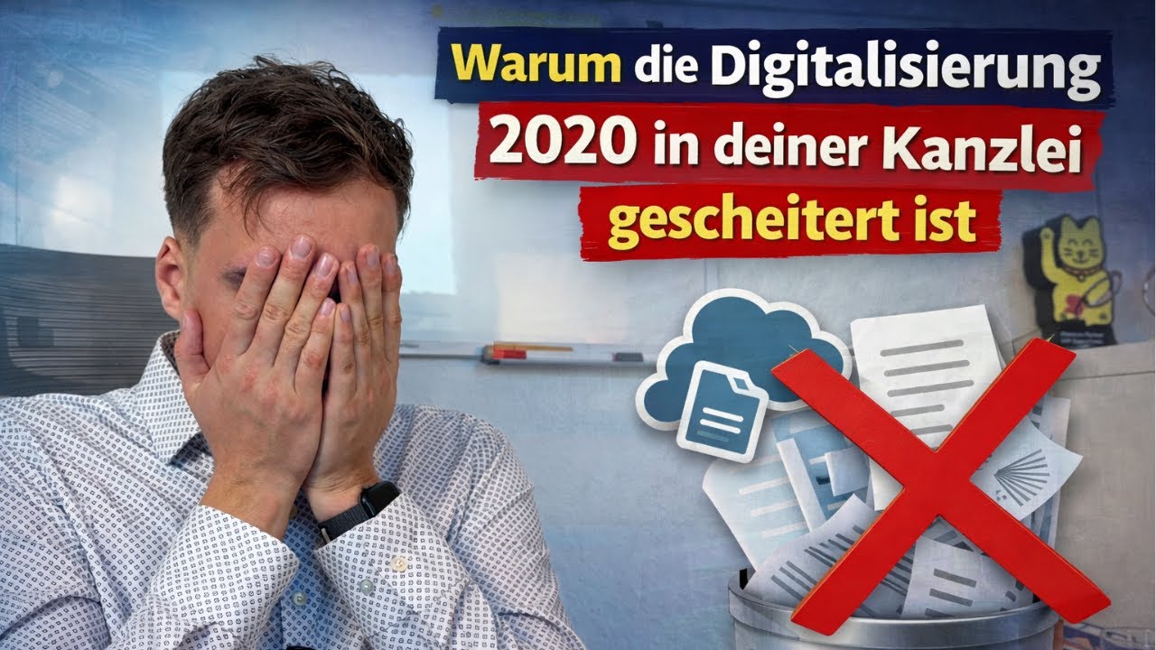 Warum die Digitalisierung 2020 in deiner Kanzlei gescheitert ist.