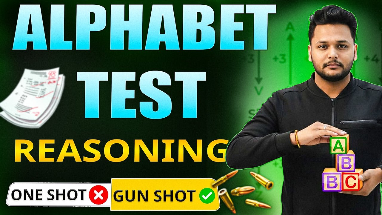 Alphabet Test | Reasoning Alphabet Test | One Shot Video | All Concepts & Short Trick |By Adarsh Sir