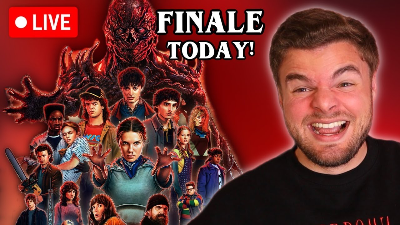 STRANGER THINGS SEASON 5 FINALE TODAY! | LIVE Q&A/HANGOUT