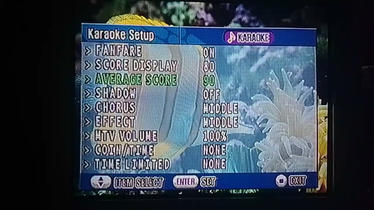 How to set the score in HDT P98i or P98pro(n)?