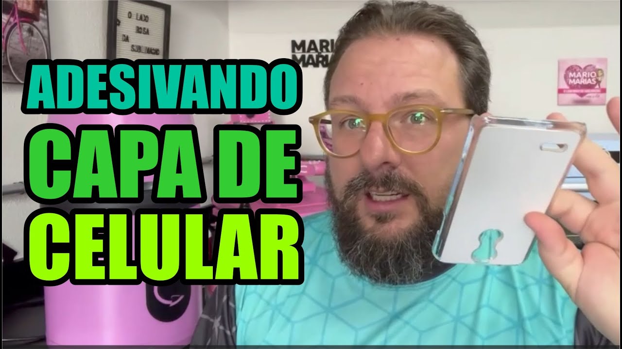ADESIVO EM CAPA DE CELULAR - Personalizando com Vinil Sublimático