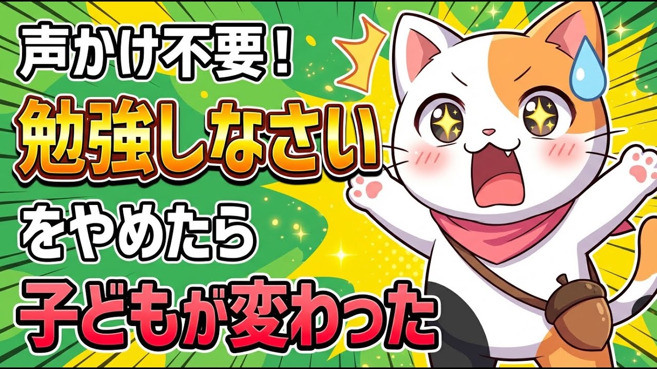 「勉強しなさい」を言わずに済む環境づくり