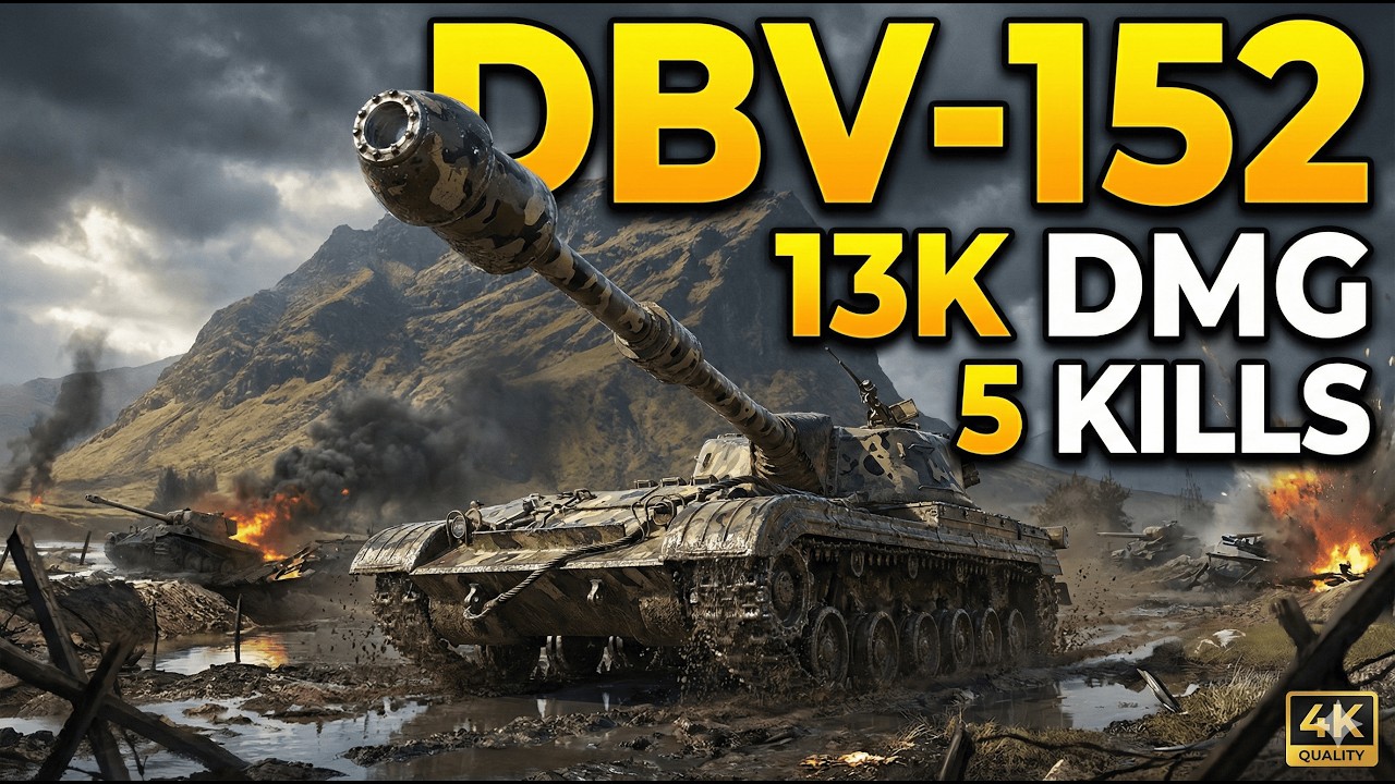 13000 Damage::DBV-152 WoT 2.0