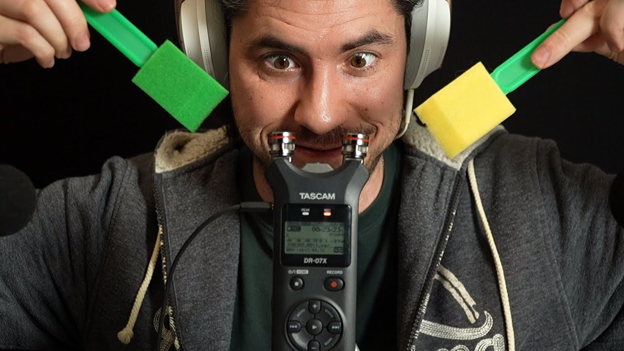 ASMR du mic touching sur le TASCAM