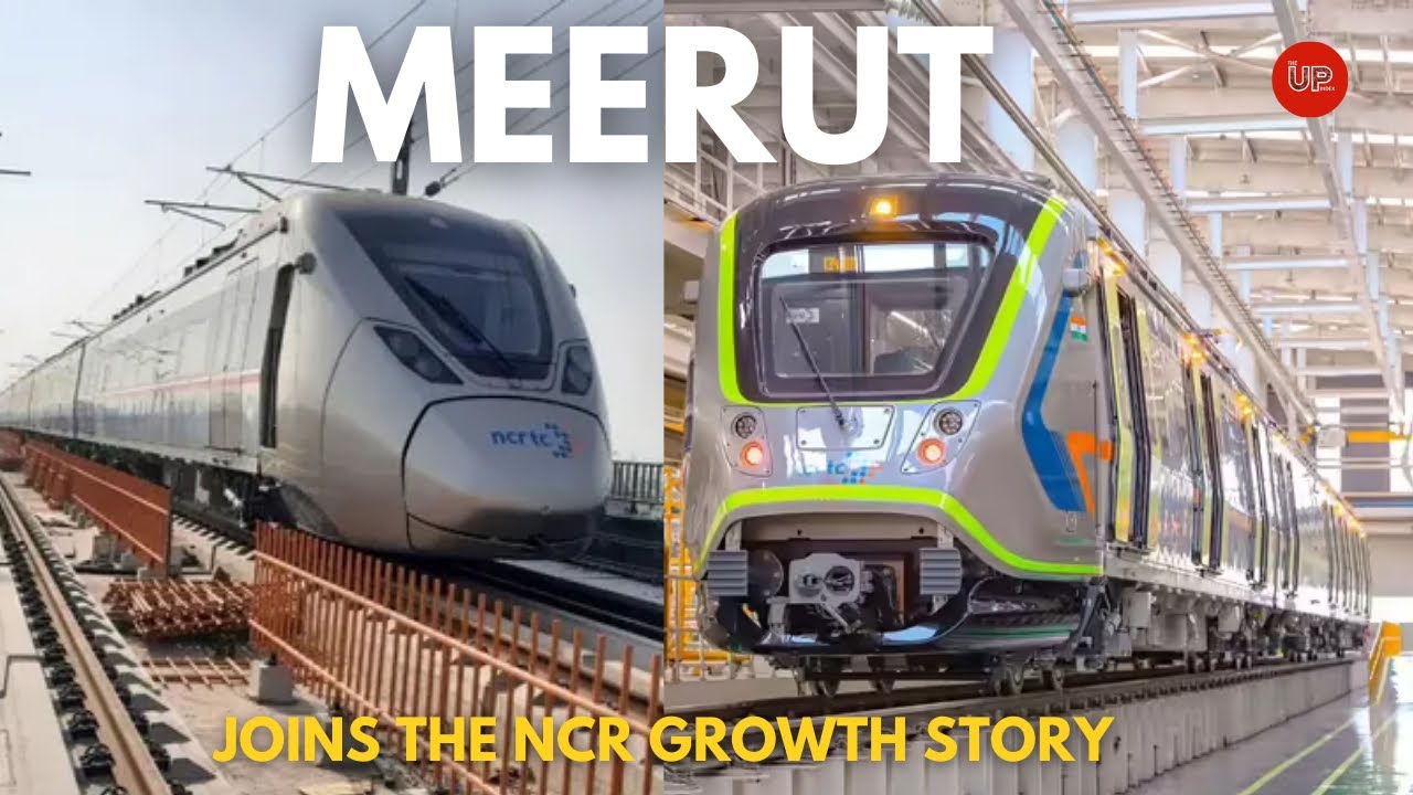 Big Connectivity Leap for Meerut | Meerut Metro - Namo Bharat Rapid Rail Opening Soon #theupindex