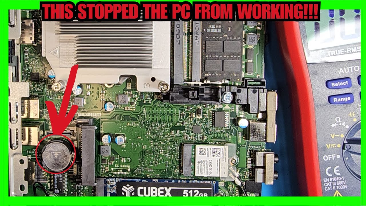 Dead Dell OptiPlex? Fixed with a $3 Battery! 🔋💥