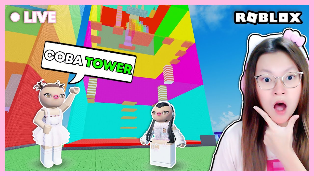 TANTANG KEINYOT UNTUK COBAIN TOWER BUATANKU ?!! [BUILD A TOWER ROBLOX INDONESIA]