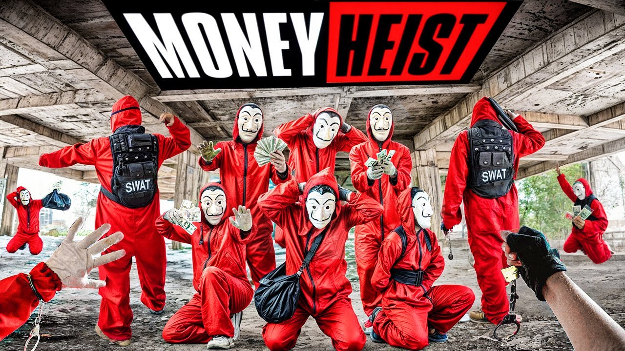 PARKOUR VS MONEY HEIST! 6 | POLICE: No ESCAPE, BAD GUYS closed all exits (BELLA CIAO REMIX) Epic POV