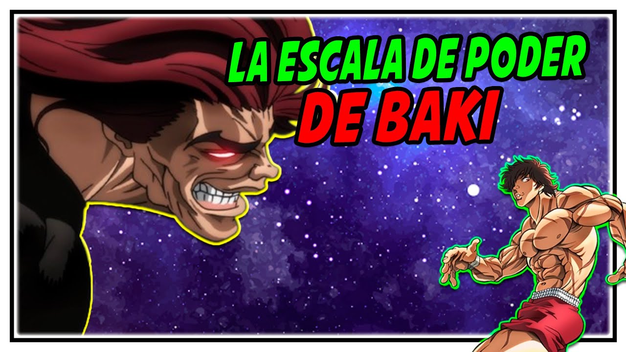 &iexcl;La ESCALA DE PODER de los PERSONAJES mas FUERTES de BAKI!